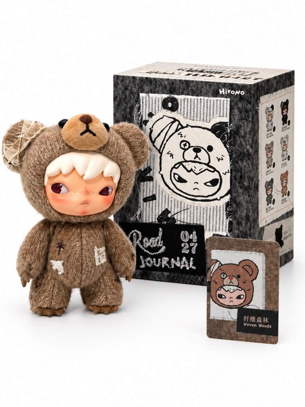 Hirono Road Journal Series-Plush Doll
Pendant Confirmed Woven woods